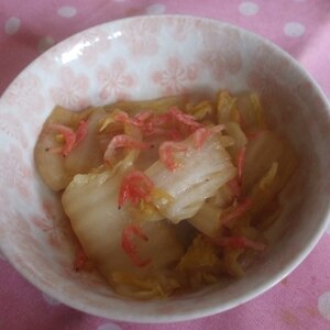 白菜と桜海老のさっと煮